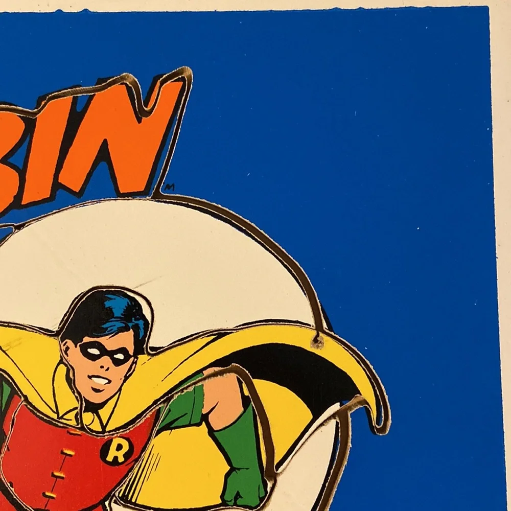 Vintage Playskool DC Comics Inc. 1976 18 Piece Robin Children’s Board Puzzle